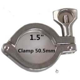 Saválló Acél Tri-clamp Bilincs 1,5" 50,5mm (3493)