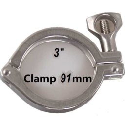 Saválló Acél Tri-clamp Bilincs 3" 91mm (3495)