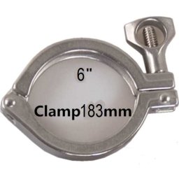Saválló Acél Tri-clamp Bilincs 6" 183mm (3497)