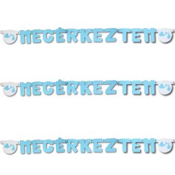 Megérkeztem fűzér, kék