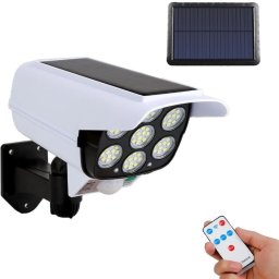 Távirányítós LED reflektor / álkamera - mozgásérzékelős