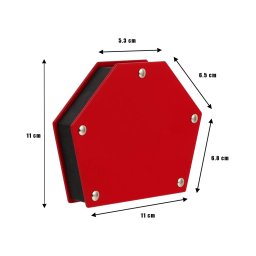 Mágneses multi szögbeállító 35kg 30°-45°-60°-75°-90°