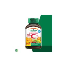 Jamieson C-vitamin 500mg rágótabletta - vegyes gyümölcs ízesítéssel 120x