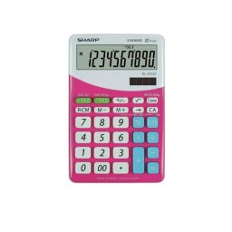 Számológép asztali 10 számjegy SHARP EL-M332 pink PN: ELM332BPK