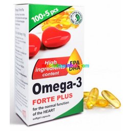 Omega-3 FORTE PLUS - A SZÍV megfelelő működéséért 105 db - Dr. Chen