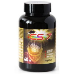 ES7 - Agyserkentő 60 db tabletta, Ginkgo Biloba, Ginzeng, Bakopa, Rhodiola, L-karnitin, Lecitin, Koffein, magnézium, vitaminok