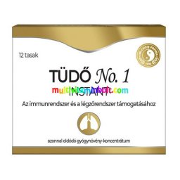 Tüdő No1. Tüdő és légutak instant tea, 12 tasak, azonnal oldódik - Dr. Chen