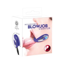 You2Toys - Blowjob - akkus, szilikon szájvibrátor (lila)