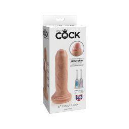 King Cock 6 - élethű dildó (15 cm) - natúr
