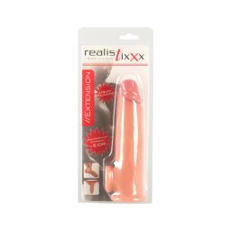 realistixxx - heregyűrűs hosszabbító péniszköpeny - 19 cm (testszínű)