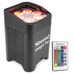 BEAMZ BBP96 BATTERY UPLIGHT PAR 6X 12W