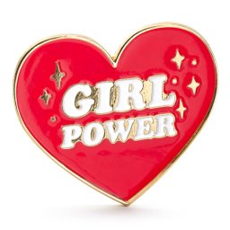 Kitűző "Girl power