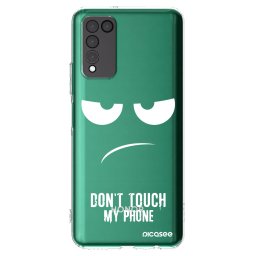 Átlátszó szilikon tok az alábbi mobiltelefonokra Honor 10X Lite - Don't Touch My Phone