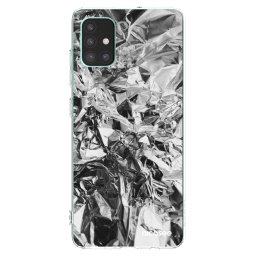 Átlátszó szilikon tok az alábbi mobiltelefonokra Samsung Galaxy M51 M515F - Chrome