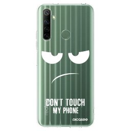 Átlátszó szilikon tok az alábbi mobiltelefonokra Realme 6i - Don't Touch My Phone