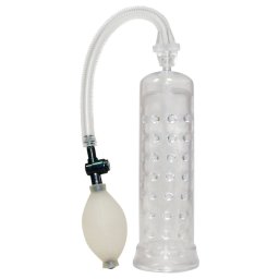 You2Toys Crystal - átlátszó, kézi vákuumos péniszpumpa férfiaknak