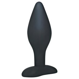 Black Velvets - nagy méretű anál plug haladóknak (fekete)