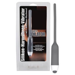 You2Toys - DILATOR - szilikon dilátor vibrációval (szürke, 6 mm)