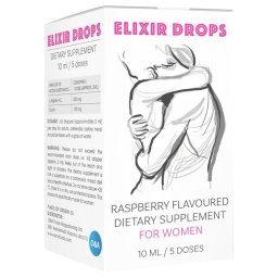 ELIXIR - női vágyfokozó cseppek (10ml) - málna