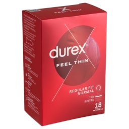 Durex Feel Thin - élethű érzés óvszer (18db)