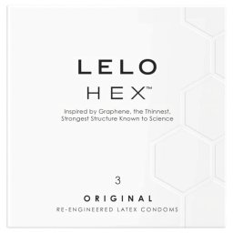 LELO Hex Original - luxus óvszer (3 db)