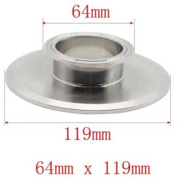 Átalakító 2" Tri-clamp - 4" Tri-clamp (3536)