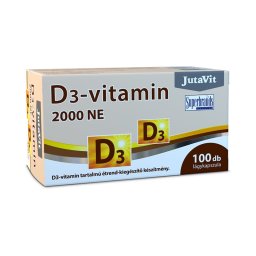 JutaVit D3-vitamin 2000NE lágykapszula 100x