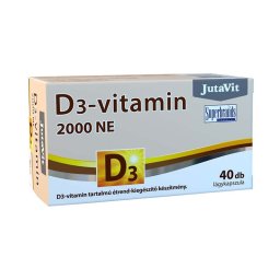 JutaVit D3-vitamin 2000NE lágykapszula 40x