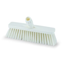 Igeax élelmiszeripari tolóseprű, partvis fej, 30 cm, 0,5mm közepes sörtével, fehér