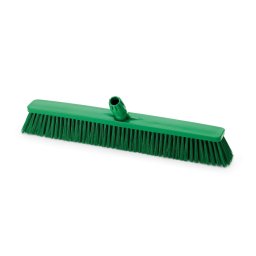 Igeax élelmiszeripari tolóseprű, partvis fej, 60cm, 0,5mm közepes sörtével, zöld