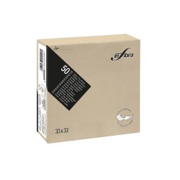 Infibra Szalvéta 33x33cm Greige 2 réteg 50 lap/csomag