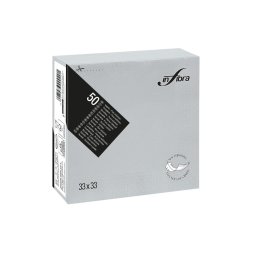 Infibra Szalvéta 33x33cm szürke 2 réteg 50 lap/csomag