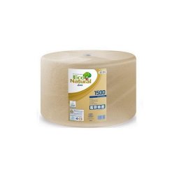 Lucart ECO Natural Ipari törlő, 2 rétegű, 1500lap, 1 tekercs/zsugor