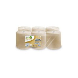 Lucart ECO Natural tekercses kéztörlő 2 rétegű, 450lap, 135m, 6tekercs/zsugor, 48zsugor/raklap
