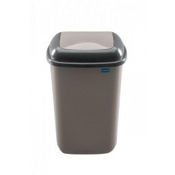 Plafor Quatro rugós billenőfedeles szemetes 45L Mocca