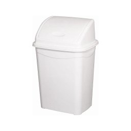 Planet Billenőfedeles szemetes kuka, műanyag, luxury fehér, 9 L