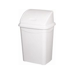 Planet Billenőfedeles szemetes kuka, műanyag, luxury fehér, 16 L