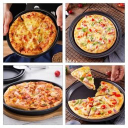 Pizzasütő tálcaszett 29-27-24 cm