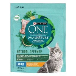 Purina One DualNature Adult teljes értékű állateledel felnőtt macskák számára csirkével 750 g