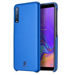 Dux Ducis Skin Lite PU bőr Samsung Galaxy A7 2018/A750F telefontok (kék)