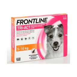 Frontline Tri-Act rácsepegtető oldat 5-10 kg-os kutyáknak (3x 1 ml)