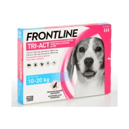 Frontline Tri-Act rácsepegtető oldat 10-20 kg-os kutyáknak (3 db x 2 ml ampulla)
