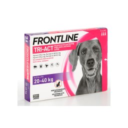 Frontline Tri-Act rácsepegtető oldat 20-40 kg-os kutyáknak (3x 4 ml)