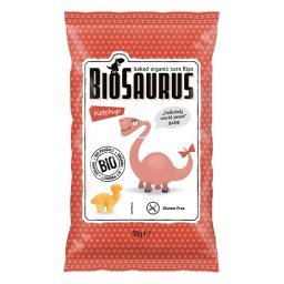 BioSaurus Babe Kukoricás snack ketchup 50 g