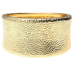 Bronz, arany színű női karperec, karreif (Chloe), 18 cm