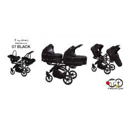 BABY ACTIVE TWINNI IKER BABAKOCSI (FEKETE)
