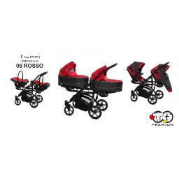 BABY ACTIVE TWINNI IKER BABAKOCSI (ROSSO)