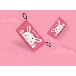 Mama Kiddies többzsebes rendszerező babakocsi táska pink színben