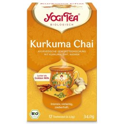 Yogi Tea Kurkumás chai bio 17 db