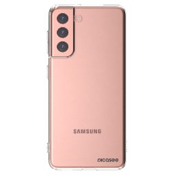 Átlátszó szilikon tok az alábbi mobiltelefonokra Samsung Galaxy S21 5G G991B - Clear